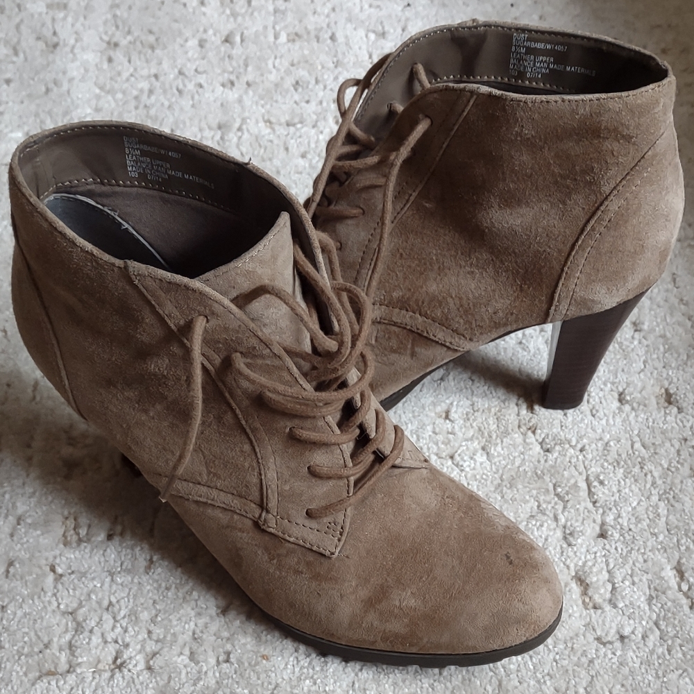 White mountain booties- size 8.5